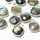 Real 925 Silver Gemstone Charm Labradorite 12x9x5mm
