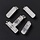 Natural Rock Crystal Gemstone Charm Cylinder 27x8mm