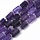 Natural Amethyst Gemstone Beads Cylinder 8~11x6~8x5~7mm, strand 13 pieces