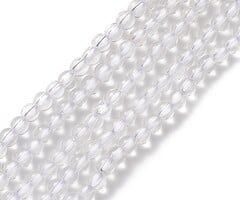 Natural Rock Crystal Gemstone Beads Round 4mm, strand 85 pieces