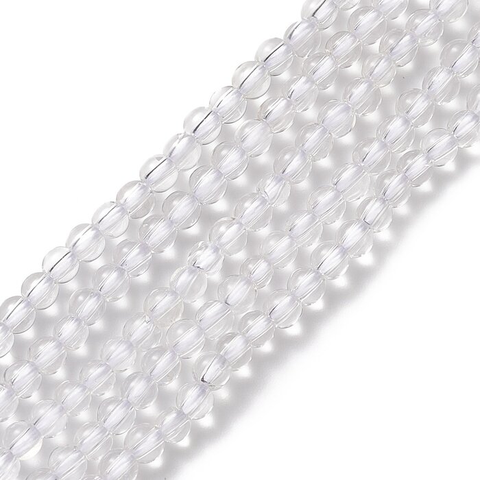 Natural Bergkristal Edelsteen Kralen Rond 4mm, streng 85 stuks