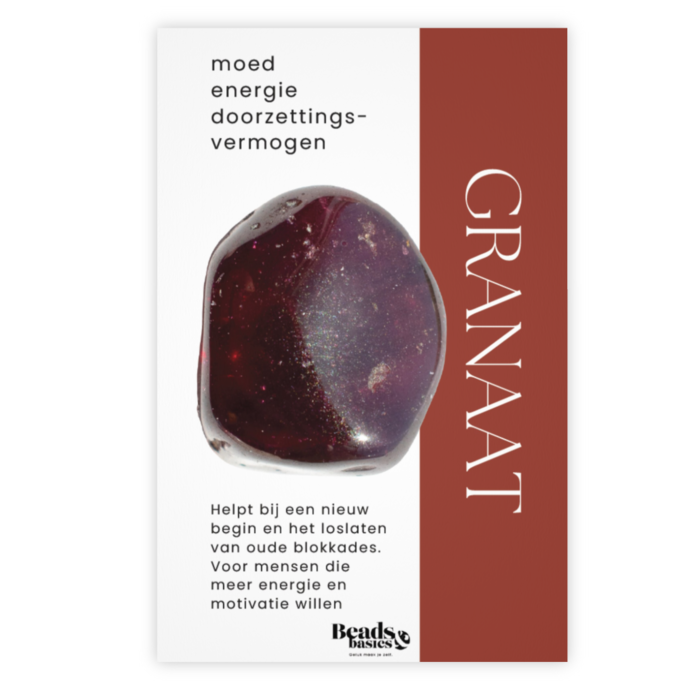 Gemstone Card Garnet