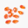 10 stuks Electroplate Druppelkralen Shine 15x10mm Oranje