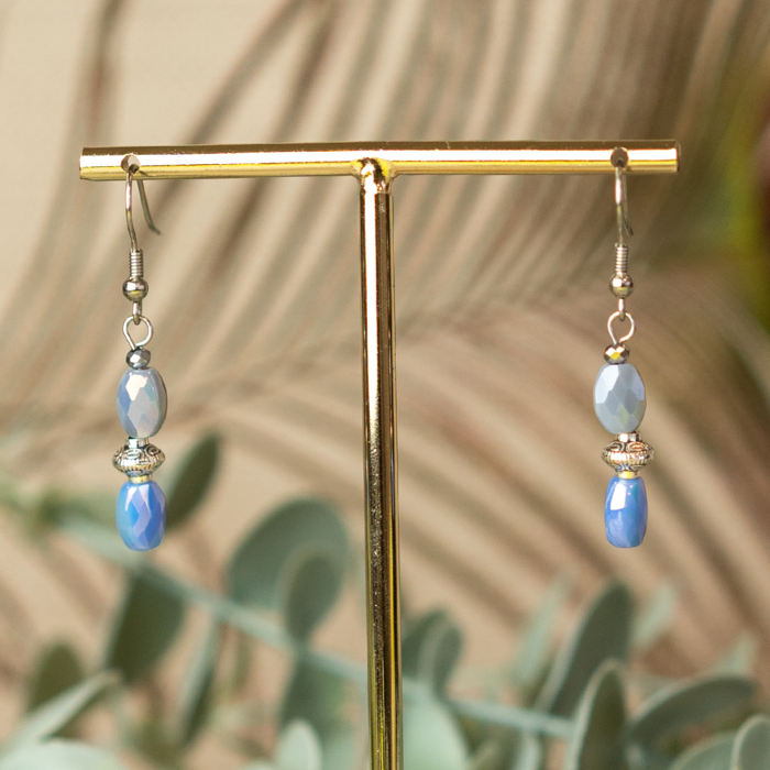 Tibetaanse Spacer Beads Bicone 6.4x5.4mm Antiek Zilver, 15 stuks