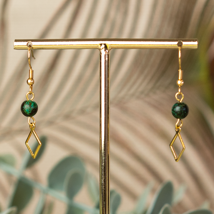 Natural African Turquoise Beads 6mm, strand 56 pieces