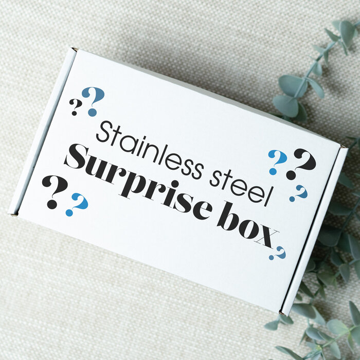 Limited Edition: Stainless steel Surprise Box Silver colour