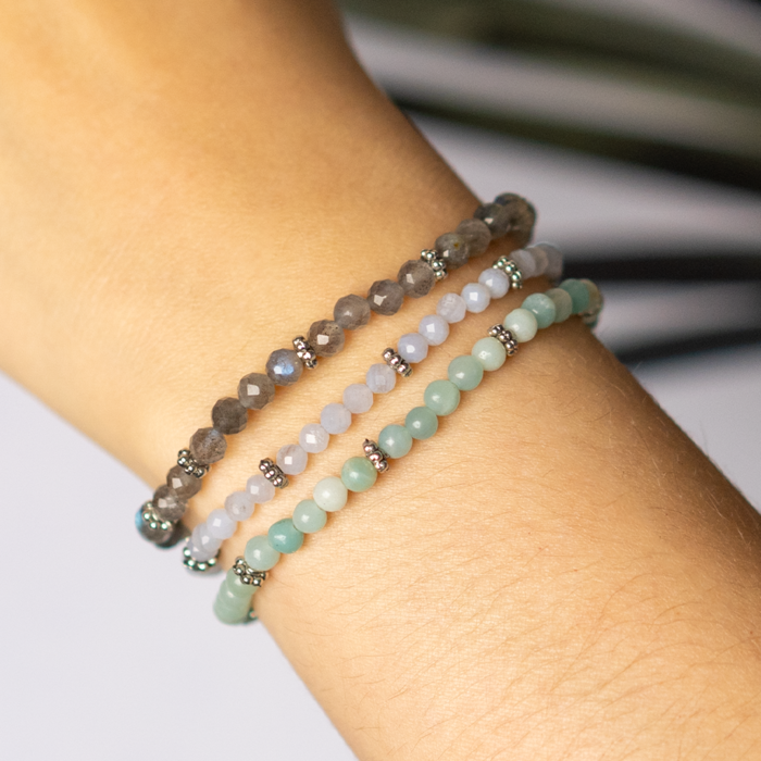 Natural Grade A Amazoniet Edelsteen Kralen 4mm, streng 82 stuks