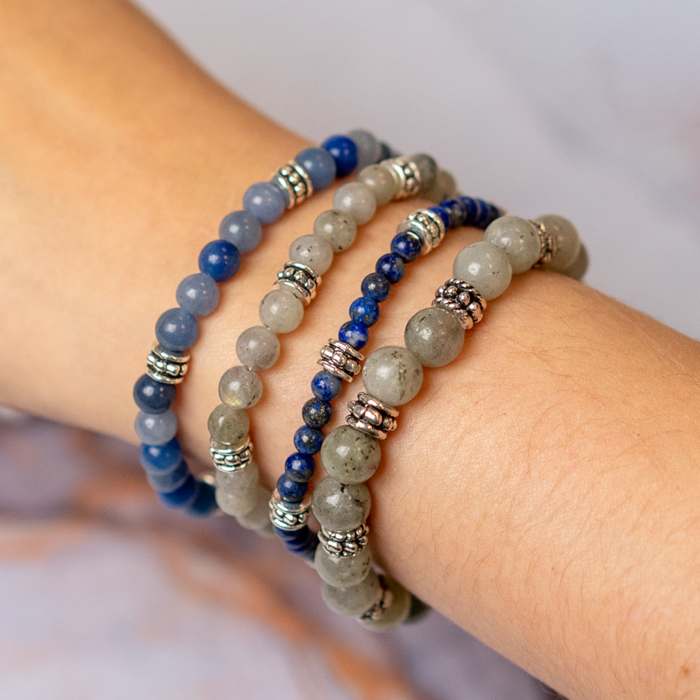 Natural Lapis Lazuli Beads 4mm, strand 80 pieces