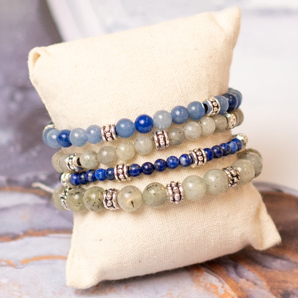 Natural Lapis Lazuli Edelsteen Kralen 4mm, streng 80 stuks