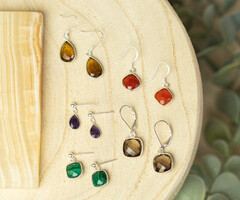 Making 925 real silver earrings with pendants