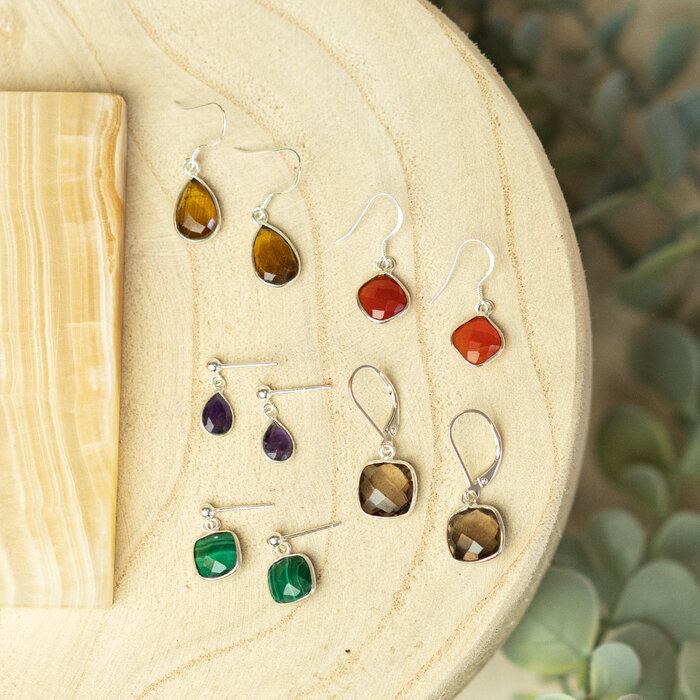 Making 925 real silver earrings with pendants 664