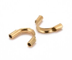 Stainless Steel Draadbeschermer 4.5x7.5x1.5mm, 8 Stuks