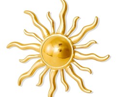 Stainless Steel Bedel Zon Gold Plated 42x39mm