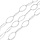 Stainless Steel Chain Large Links with Texture 20x10x1mm, 1 meter