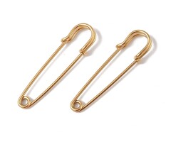 Stainless Steel Broche Clip Speld 50.5x14x5.5mm
