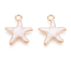 Bedel Zeester Wit Gold Plated 20x18x3mm