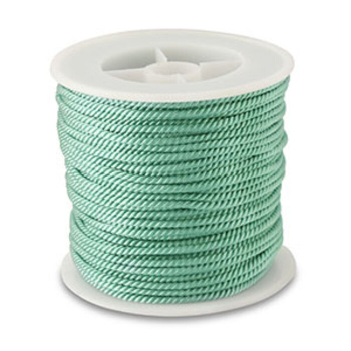 Trendy Koord Mint Groen 2mm, 1 meter