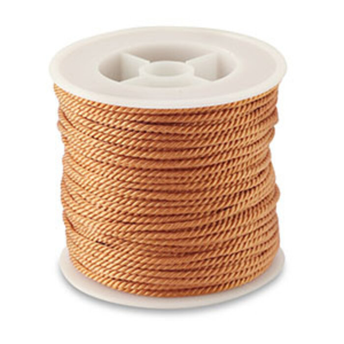 Trendy Koord Camel Bruin 2mm, 1 meter