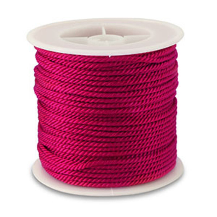 Trendy Cord Fuchsia Pink 2mm, 1 meter