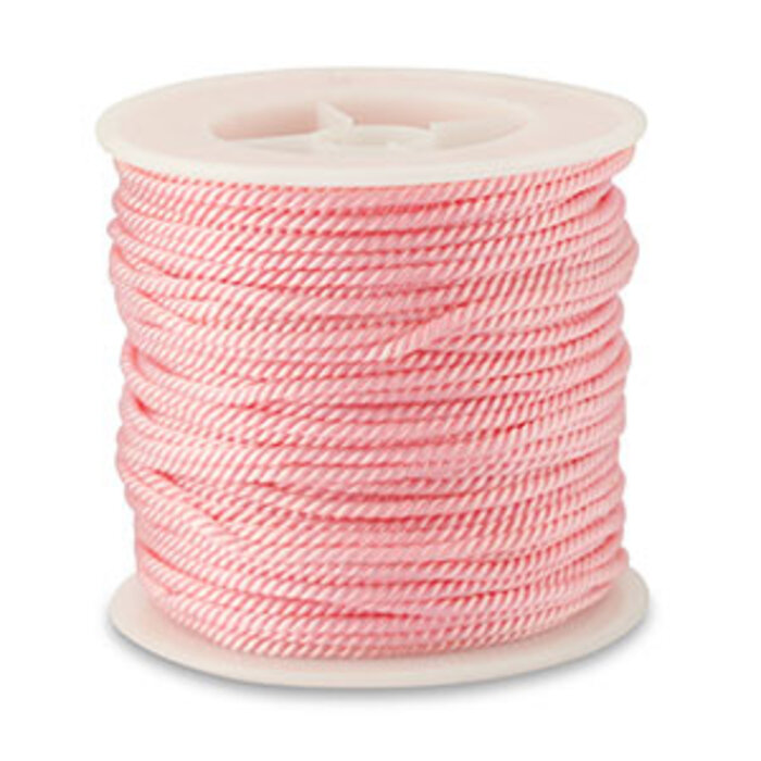 Trendy Cord Soft Pink 2mm, 1 meter