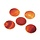 Natural Carnelian Gemstone Charm 32~34x28.5~31x2mm