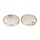 Natural Capiz Shell Charm Round Gold 25x1~1.5mm