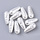 Pearls imitation teardrop beads White 19.5x8mm, 8 pieces