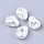 Parels imitatie nugget kralen Wit 16.5x13x10mm, 8 stuks