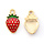 Strawberry Charm Red 16.8x10x1.5mm