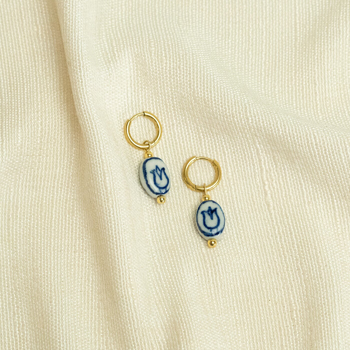 Porselein Tulp Oorbellen maken Inspi671