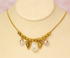 Necklace with Charms and Spacerbeads