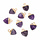 Natural Edelsteen Bedel Amethist 13.5x10.5x5~5.5mm
