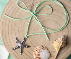 How to make a Cord Necklace with Starfish Charm