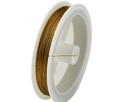 Stainless steel metaaldraad / staaldraad 0.38mm, 50 meter