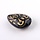 Acrylic Beads Drop black 18x11.5x7.5mm, 10 pieces