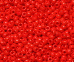 Miyuki Rocailles 11/0 Opaque Red, 7.2 gram