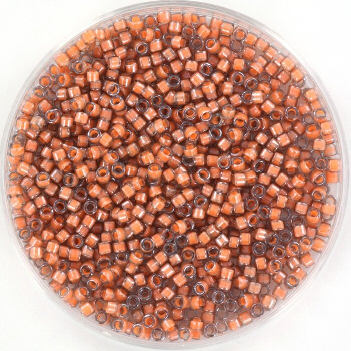 Miyuki Delica's 11/0 Luminous Guava, 5 gram