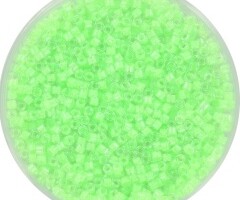 Miyuki Delica's 11/0 Luminous Mint Green, 5 gram