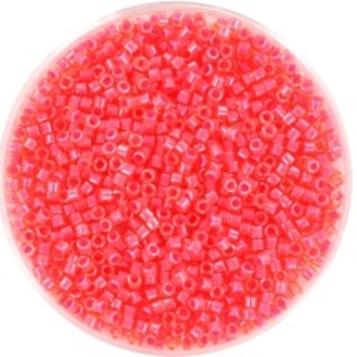Miyuki Delica's 11/0 Luminous Poppy Red, 5 gram