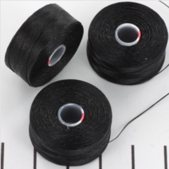 C-lon Draad 0.3mm Zwart, 71 meter