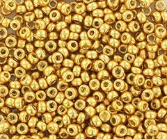 Miyuki Rocailles 11/0 -   Duracoat Galvanized Gold, 5 gram