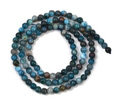 Natural Gemstone Beads Apatite 4mm, strand 86 pieces