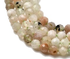 Natural Facet Edelsteen Kralen Kwarts 4mm, streng 83 stuks