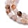 Natural Faceted Gemstone Beads Rutilated Quartz 4mm, strand 81 pieces