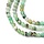 Natural Facet Edelsteen Kralen Chrysopraas 3mm, streng 123 stuks