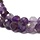 Natural Faceted Gemstone Beads Amethyst 6mm, strand 53 pieces