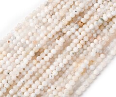 Natural Facet Edelsteen Kralen Maansteen 5mm, streng 72 stuks