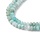 Natural Gemstone Beads Faceted Rondelle Amazonite 3x2~2.5mm, strand 156 pieces