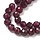 Natural Facet Edelsteen Kralen Granaat 4mm, streng 86 stuks