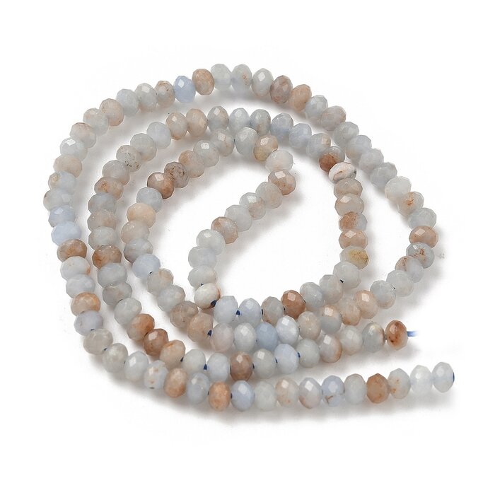 Natural Angeliet Edelsteen Kralen 4x3mm, streng 114 stuks